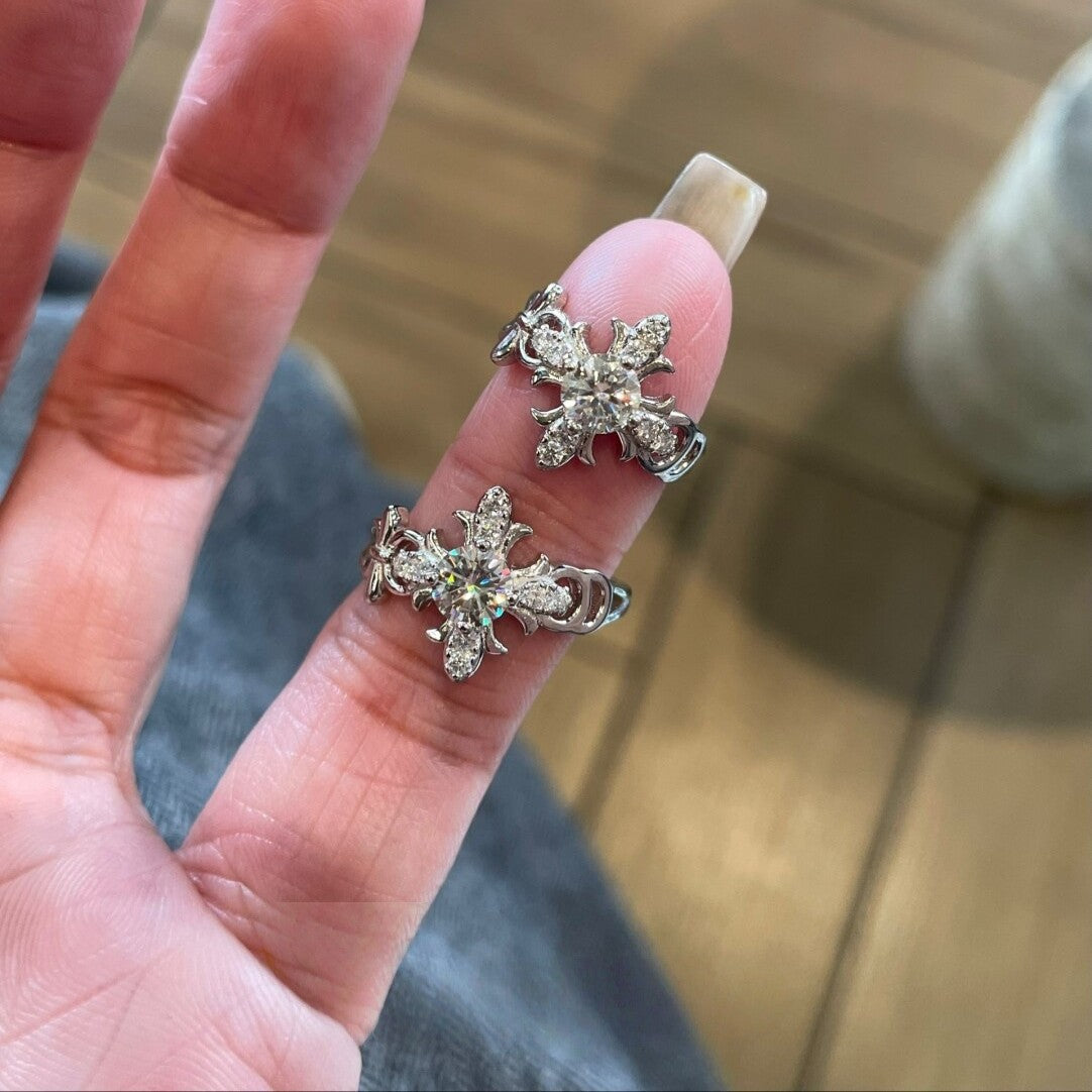 Silver Fleur Ring
