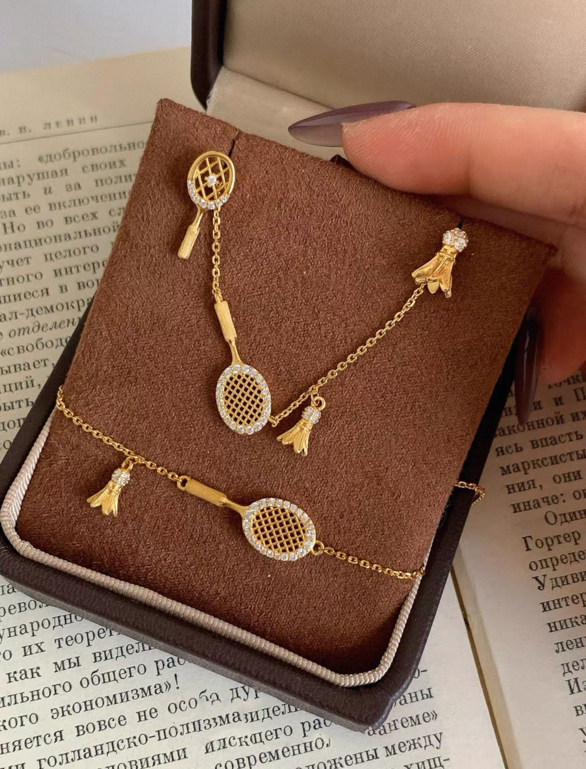 Badminton Charm Set
