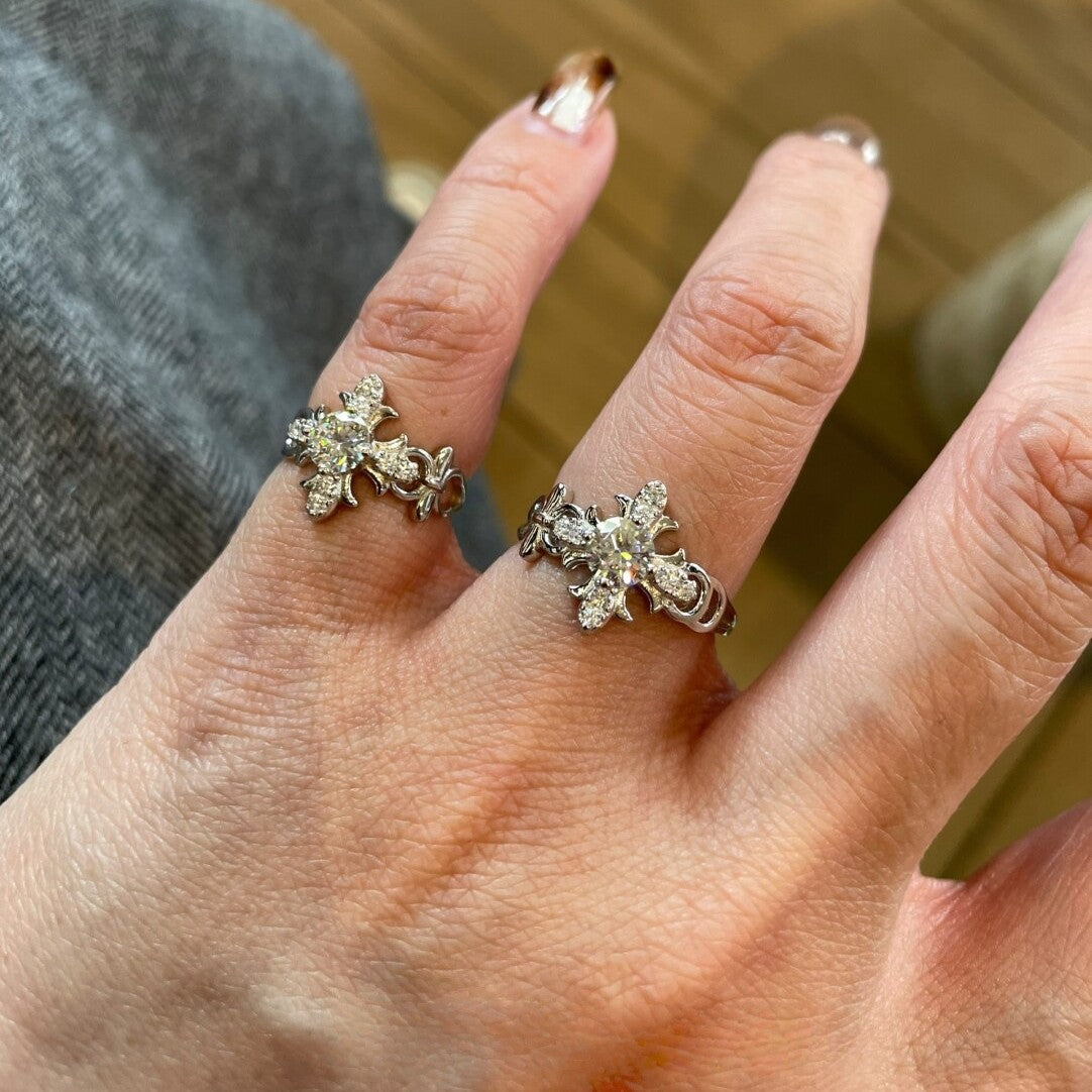 Silver Fleur Ring