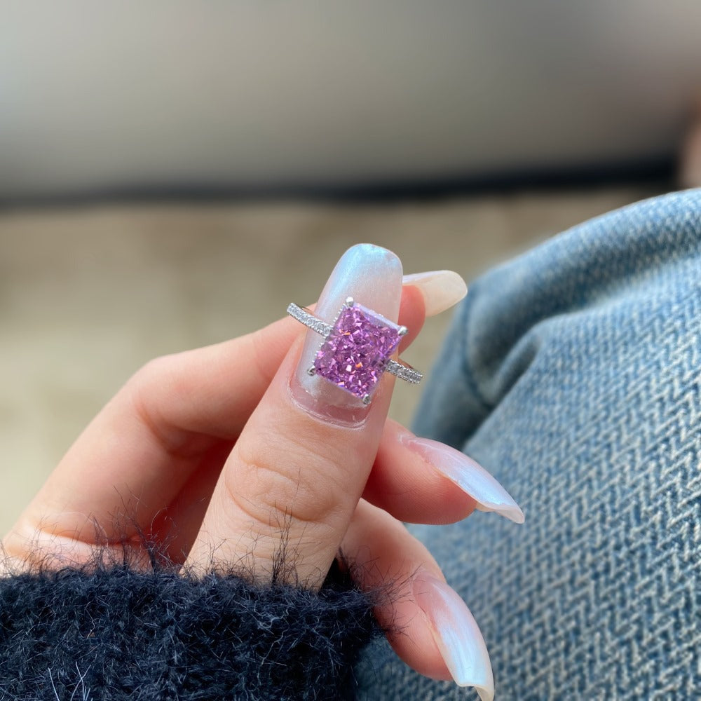 Birthstone Silver Rings