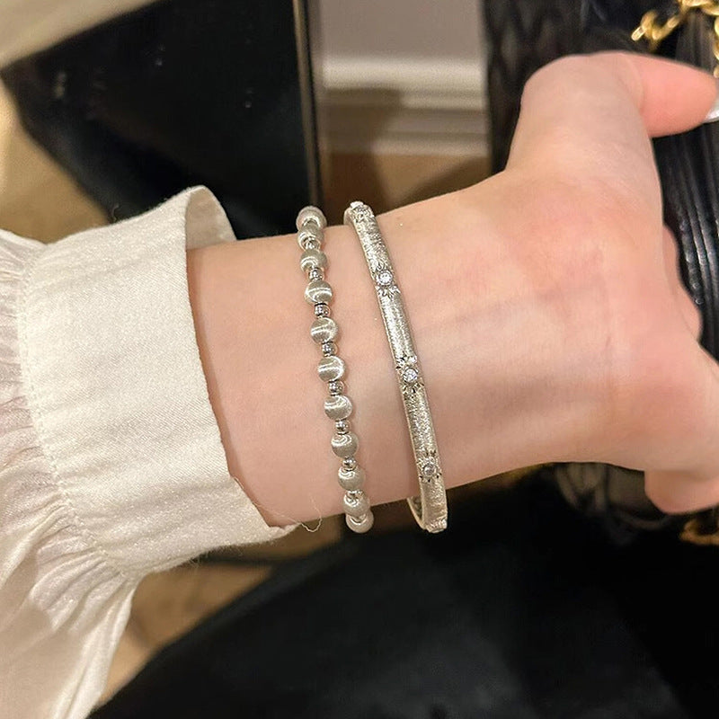 Silver Stardust Bangle