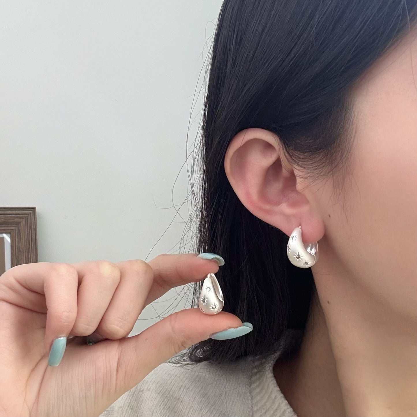 Starlit Teardrop Earrings