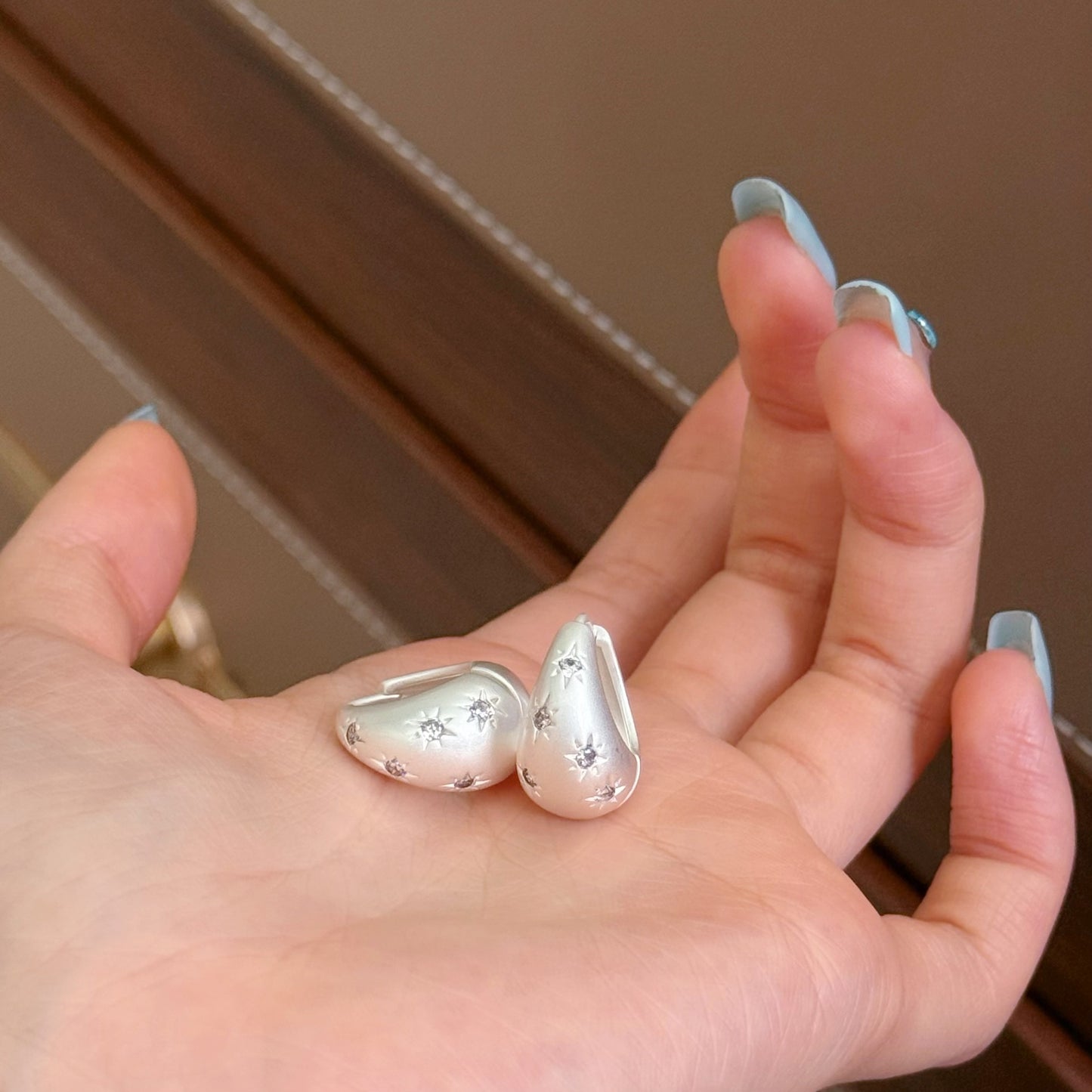 Starlit Teardrop Earrings