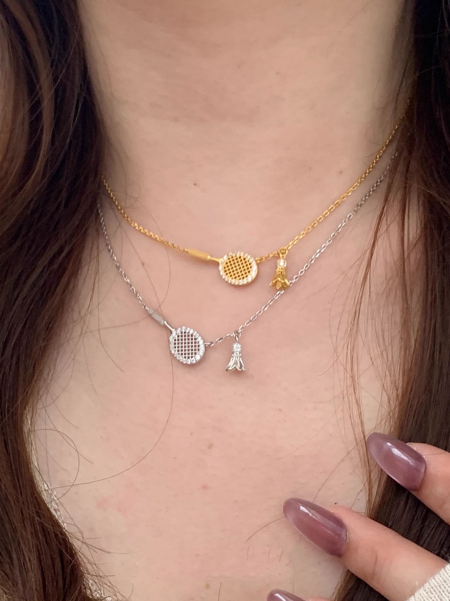 Badminton Charm Set