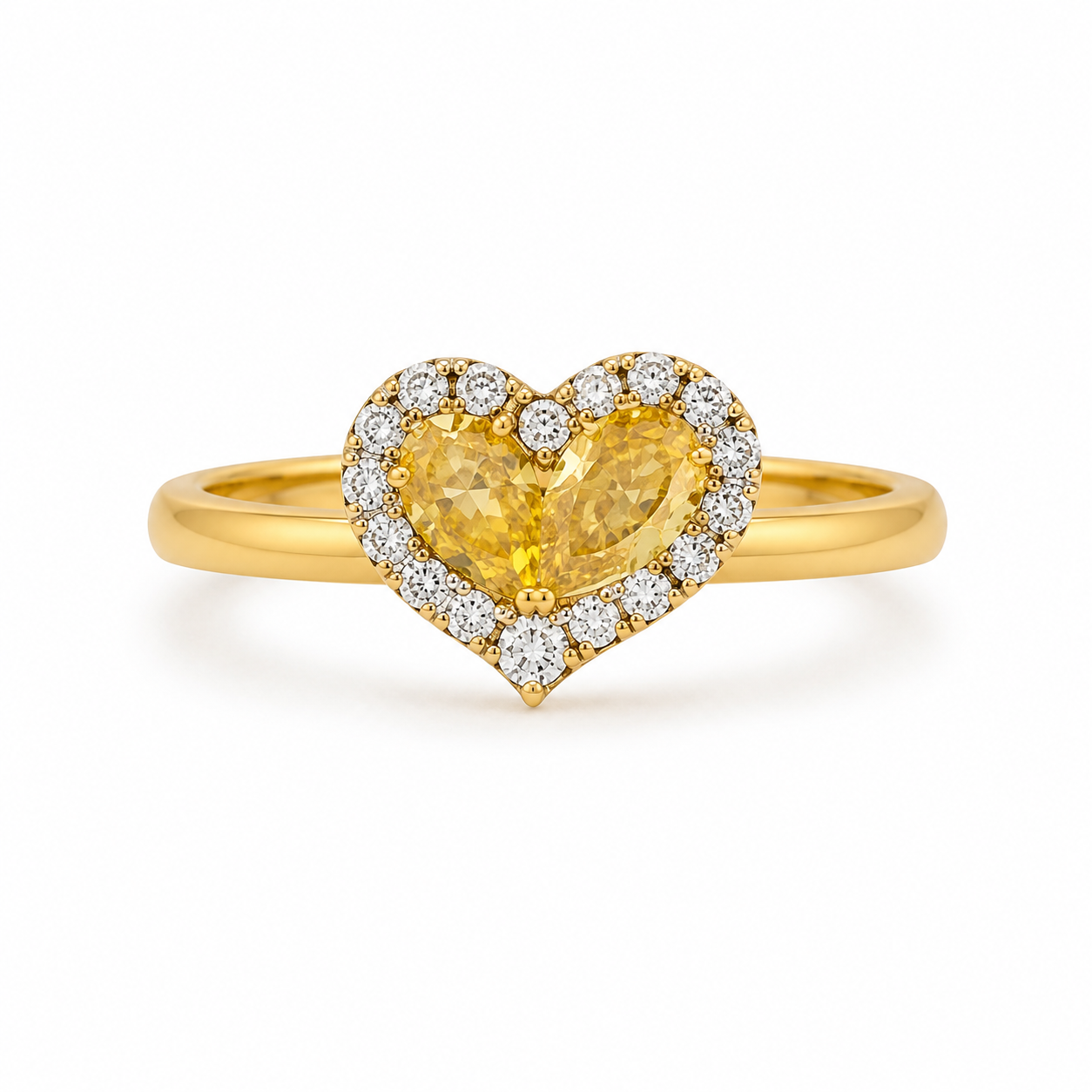 Golden Heart Ring