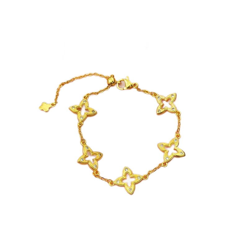 Golden Clover Bracelet