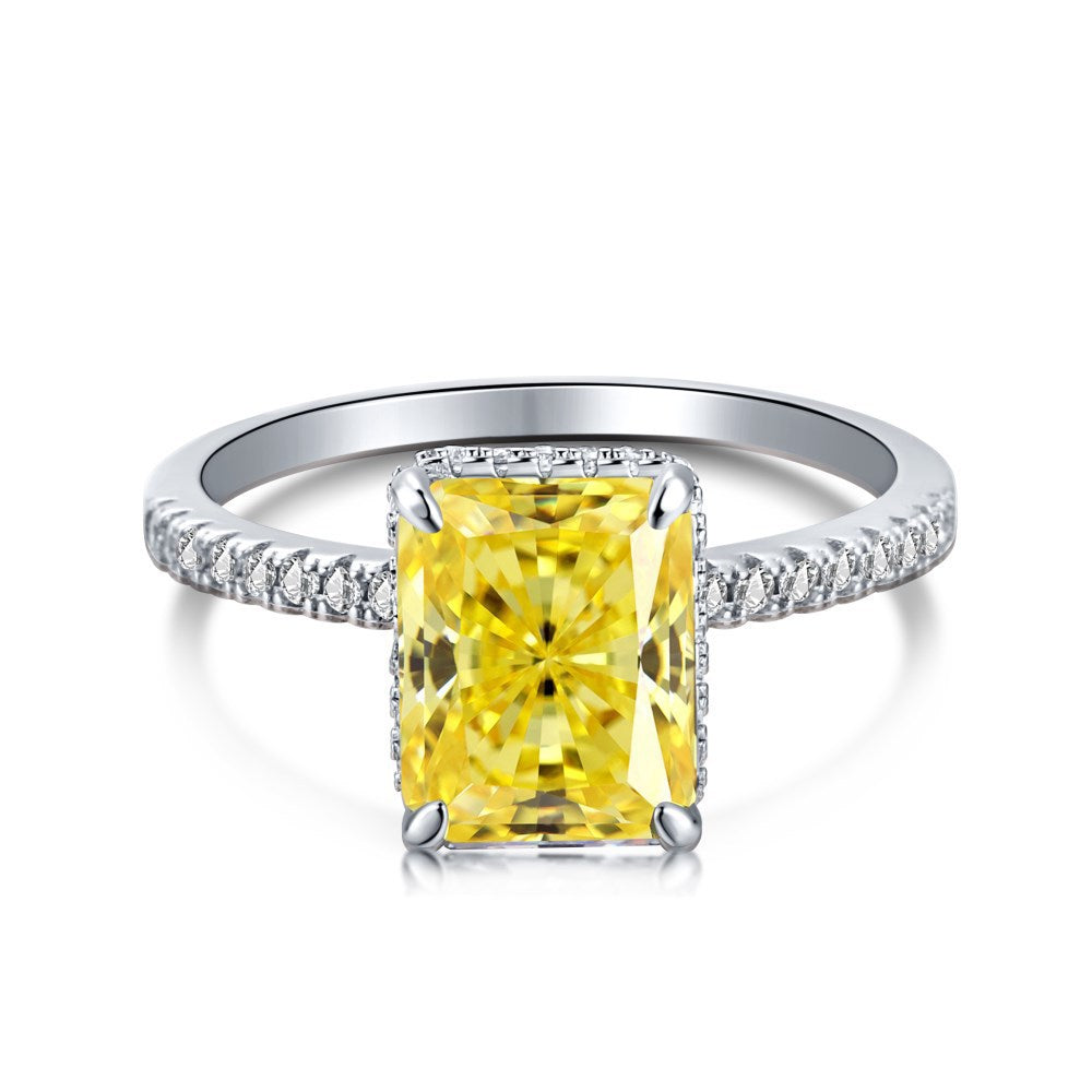 Birthstone Silver Rings