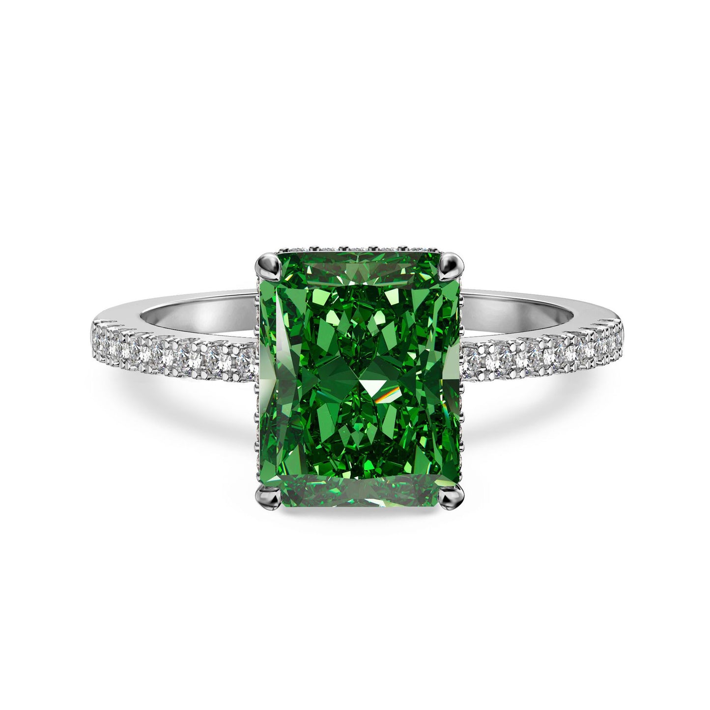 Birthstone Silver Rings